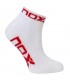 Calcetines Nox Mujer Padel Tenis Blanco Rojo