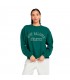 Sudadera New Balance Athletics Mujer Verde