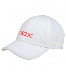 Gorra Nox Blanca Roja