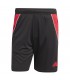Pantalón Corto Adidas Tiro 24 Negro Rojo