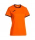 Camiseta Joma Combi Premium Mujer Naranja Negro