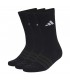 Calcetines Adidas Cushioned Crew Negro 3 Pack