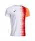 Camiseta Joma Smash Blanco Naranja