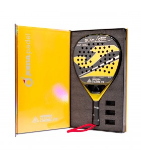 Pala de Padel Joma Slam Pro Negro Oro 2.0 New Giza P2