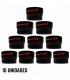 Pack 10 Overgrip Bullpadel Hac Negro