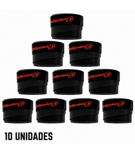 Pack 10 Overgrip Bullpadel Hac Negro