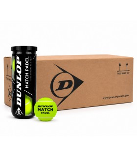 Cajón de Pelotas Dunlop Match Padel 24 botes