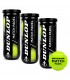 Pack 3 Botes de Pelotas Dunlop Match Padel
